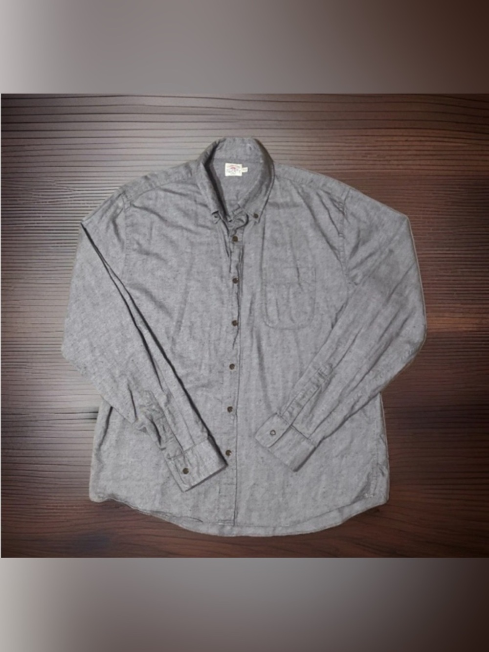 Faherty Mens LS Knit Seasons Shirt Color: Grey MKC0086 Size: X-Large